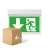 Mehrfachpackung 4x Noxion LED Notausgangsleuchte | Wand/Deckenmontage | 3.5W | 3H incl. 4 directions of PVC