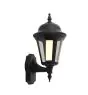 Ansell LED Wandleuchte Latina Laterne Schwarz - Geeignet für E27 Bis Zu 42W | IP65