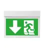 Noxion LED Éclairage de secours | Montage mural/plafond  | 3.5W | 3H incl. Panneau 4 directions de PVC
