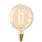 Calex XXL Mega Lumen élevé Dorée Globe LED E27 G125 Filament 3W 250lm- 821 Blanc Très Chaud | Dimmable