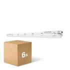 Lot 6x Ledvance Réglette LED Étanche Imperméable 46W 6400lm - 865 Lumière Du Jour | 150cm
